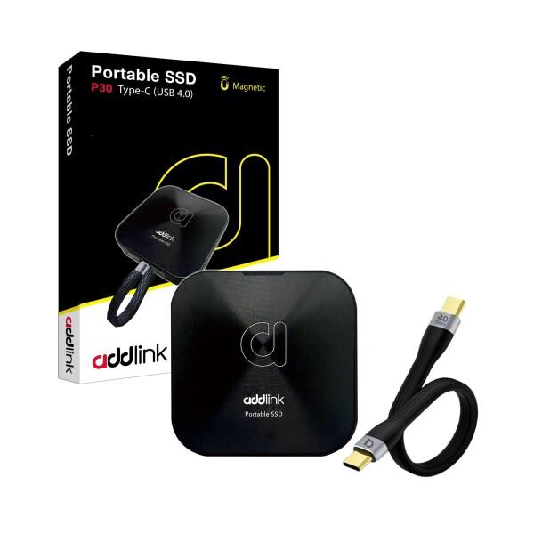 Addlink P30 Magsafe 外付け 1TB USB4 読出最大4000MB/秒 USB-...