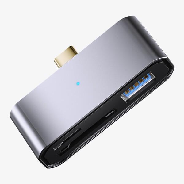 Amzhfeng USB Type-C sdカードリーダー 3in1 USB/SD/TF変換アダプタ...