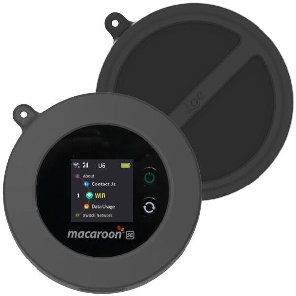 LOE(ロエ) Macaroon SE 専用 モバイルルーター ケース 日本製 保護フィルム 付 (...