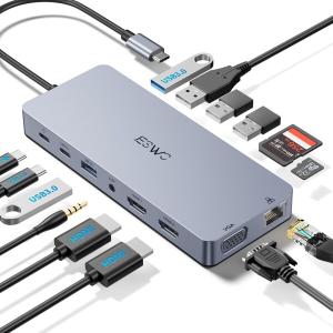 JESWO 14 in 1 USB C ドッキン...の商品画像