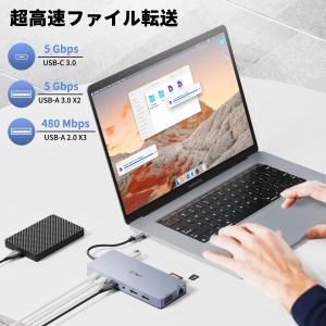 JESWO 14 in 1 USB C ドッキ...の詳細画像4