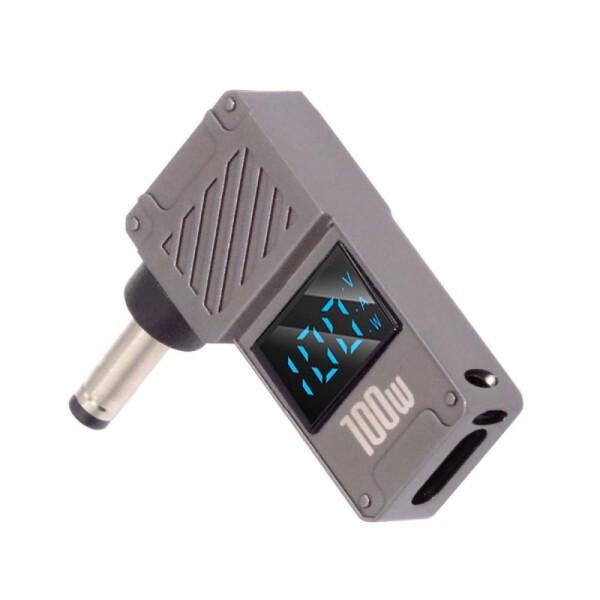 NFHK USB C - DC アダプター、USB C メス - DC 4.5x3.0mm DE バ...