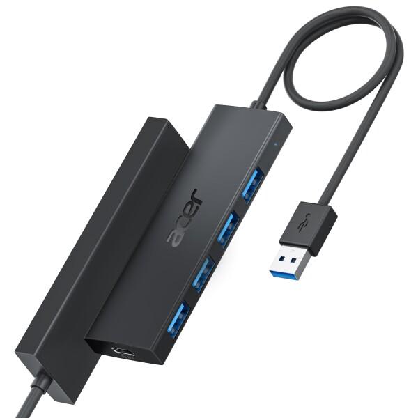 acer USB3.0 ハブ (4-in-1, 5Gbps) 増設 拡張 4ポート Hub 高速デー...