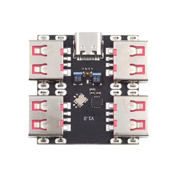 Xiwai USB 2.0 1-to-4 4ポート HUB スプリッター PCBA 拡張モジュール ...