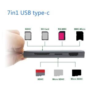 USB Type C ハブ 7in1 USB ...の詳細画像2