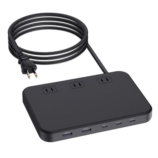 EnergyPro USB 電源タップ マルチポート 充電器 (8-in-1, 65W) PD3.0...