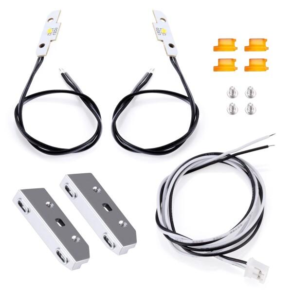 TRZX 2個 RC の側面のペダル LED ライトは 1/14 タミヤ スカニア 770S 6×4...