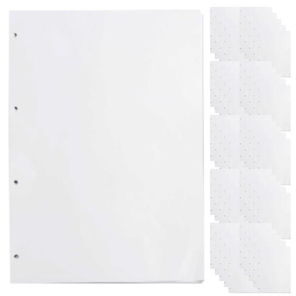 nijimomo 剥離紙 ルーズリーフ 100枚 A4 A5 A6 フレークシール ラベルシール 粘...