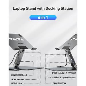 BENFEI ノートパソコンスタンド USB ...の詳細画像1