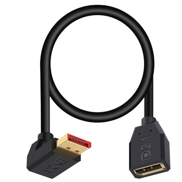 Poyiccot DP 2.1延長ケーブル、高速16K Displayport 延長ケーブル、54G...