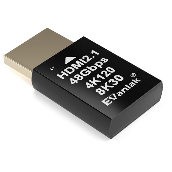 4K 120Hz HDMI 2.1 ダミープラグ ? PC、VRヘッドセット、暗号通貨マイニング用の...