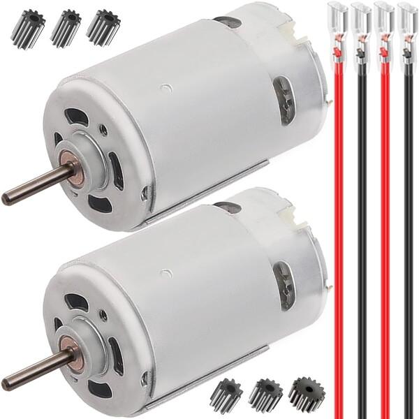 JYUDAUFU 2 個 550 マイクロ モーター DC 6-12 v 20000 RPM 長いシ...