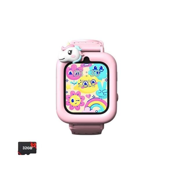 キッズ 腕時計 子供用スマートウォッチ kids watch 動画撮影・写真 歩数計 自撮りカメラ ...