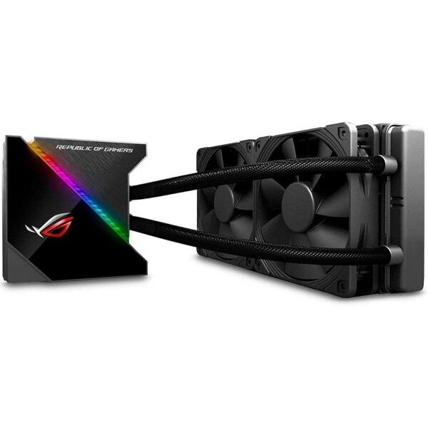 ASUS 水冷ユニット CPUクーラー ROG RYUJIN 240 / color OLED/Au...