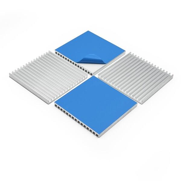 Awxlumv ヒートシンクキット 50 x 50 x 4 mm 熱伝導性粘着テープ、冷却チップセッ...