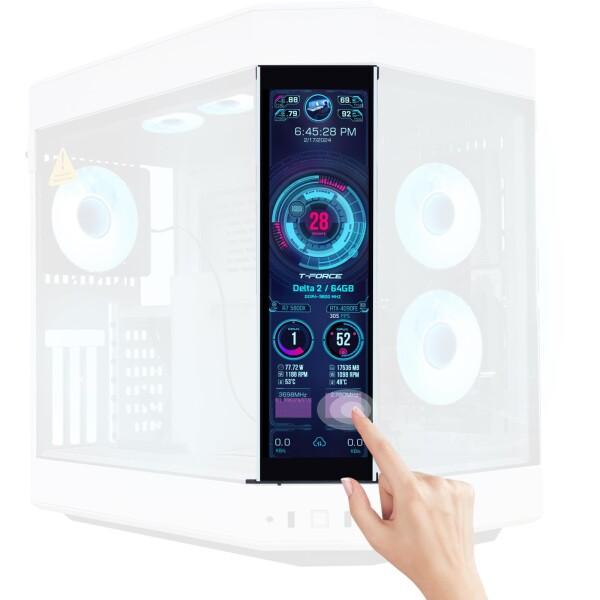 GeeekPi 12.6インチ IPS LCDスクリーンモニター FHD 1920x515ディスプレ...