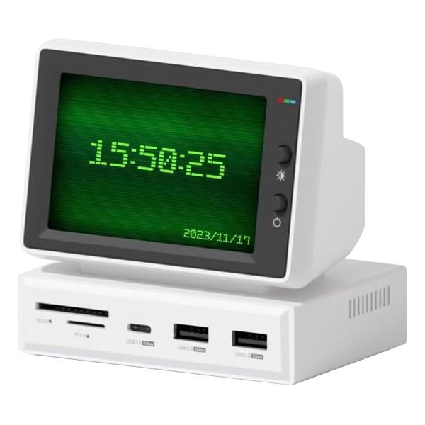 USB Cハブ付き3.5インチIPS USBミニスクリーン、 PC CPU RAM HDDデータモニ...