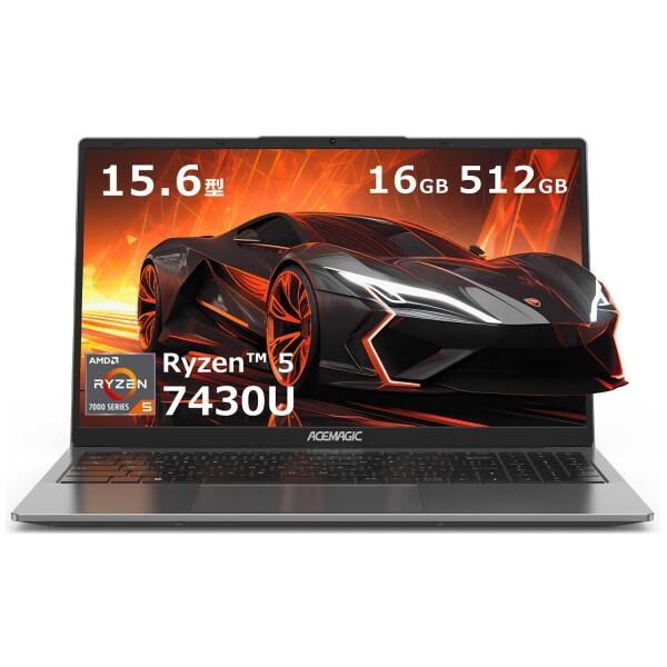 ACEMAGIC ノートパソコン Ryzen 5 7430U ノートPC 最大4.3GHz 6C/1...