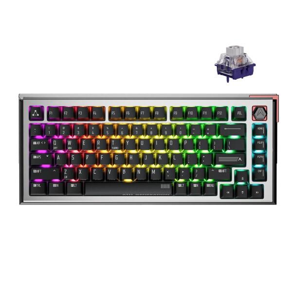 DrunkDeer A75 ウルトララピッドトリガーキーボード 75% eスポーツゲーミングキーボー...