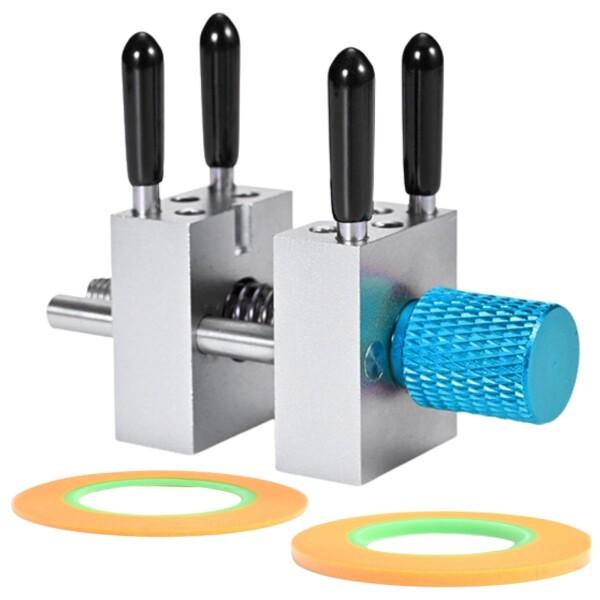 HOTQ プラモデル ミニ メタル バイス 卓上 小型 万力 模型 細かい作業 高精度 固定 クラン...