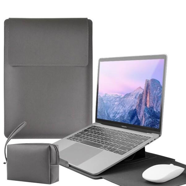 Ryo YXL ノートパソコンスリーブケース 16インチまでに対応 電源収納ポーチ付き スタンド マ...