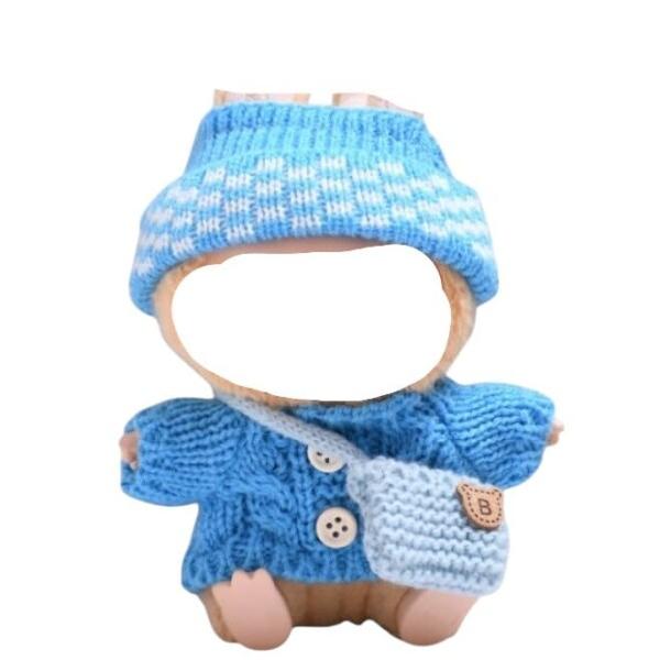 ぬいぐるみ 服 ニット帽 セーター バッグ (カラー１２)