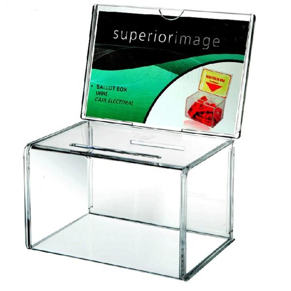 募金箱 貯金箱 宝くじ用品 チャリティーボックス アクリル 透明