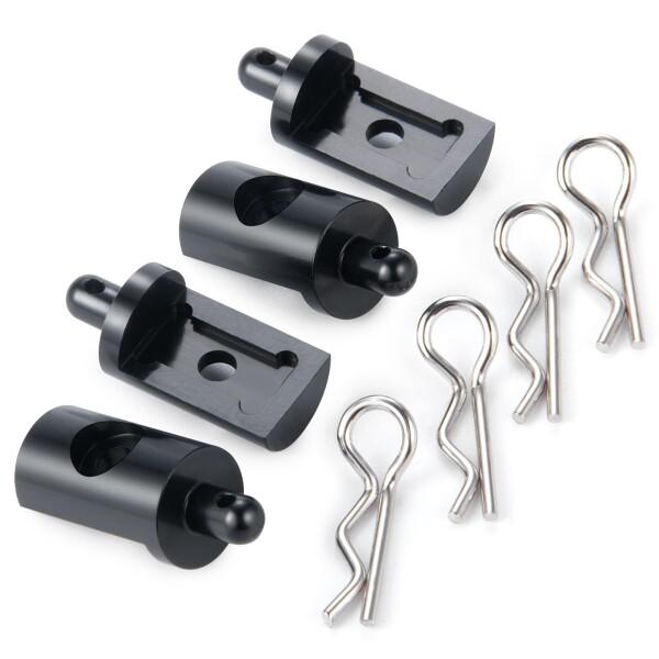 TRZX アルミ合金のボディ柱は 1/12 タミヤ 57409 弁当箱のバギーのための部品を改善しま...