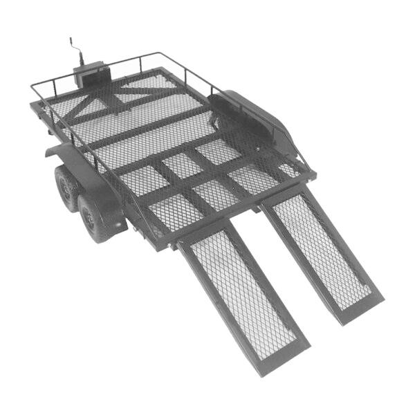 Goolskyトレーラー車ヘビーデューティー大型トレーラー貨物運送メタルキット1/10 TRAXXA...