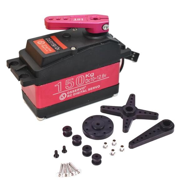 HiRCgo DS51150 150KG デジタル RC サーボ 12V 高電圧 大トルク フルメタ...