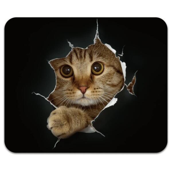 かわいいマウスパッド、Audimi 猫マウスパッド、ノートパソコン用ワイヤレスマウス、自宅、オフ