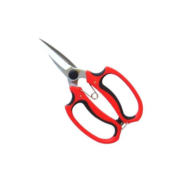 園芸鋏 シャープにスパッと 硬く精巧な刃 細い茎や細枝に 誘引紐もカット 園芸全般に活躍「園