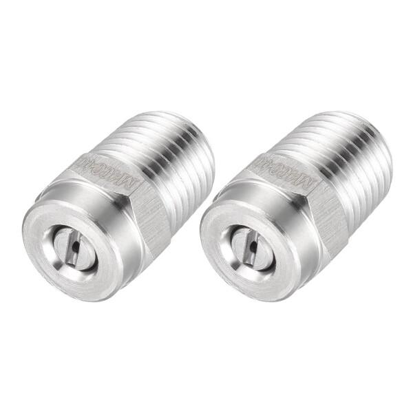 METALLIXITY 高圧洗浄機のノズル 1/4NPT 1.2 mm 2個 304ステンレス鋼 4...