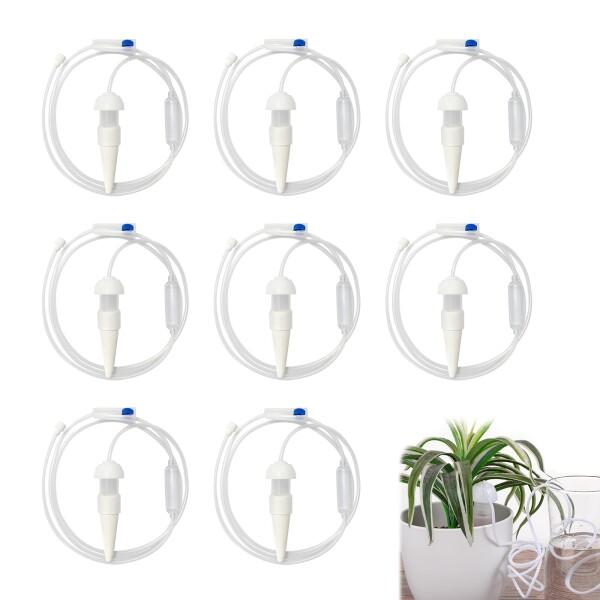 Zhejia 水やり当番 8個入り 自動給水器 陶器 自動水やり器 自動給水キャップ 80cm サイ...