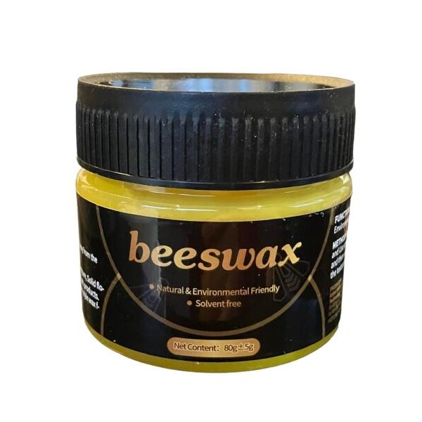 Roost 蜜?ワックス 80g 半練り 天然蜜蝋ワックス みつろうクリーム 木工用ワックス ウッド...