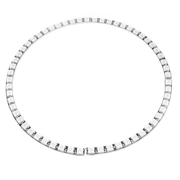 waves WS2812B 60個 5V 円形 4分割 リング 時計 シリアルLED アドレッサブル...