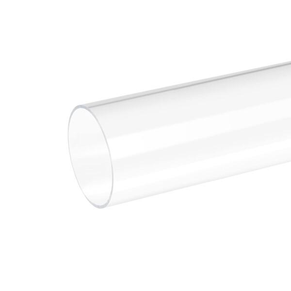 DMiotech 76mm x 80mm 300mm クリア アクリルパイプ アクリルホース 剛性プ...