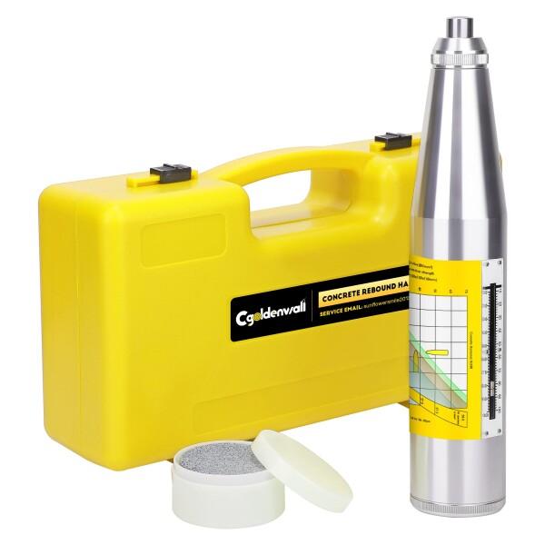 CGOLDENWALL コンクリートテストハンマー 指針読取式リバウンドテスター 10~60Mpa ...