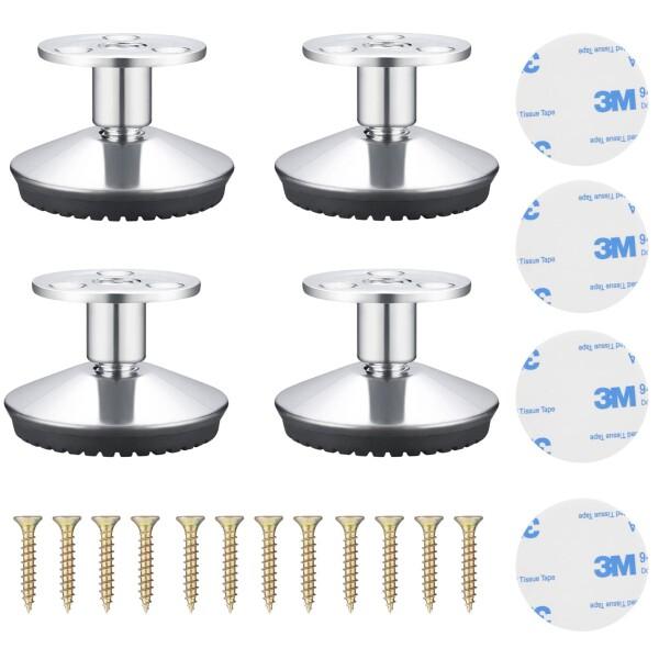 EDu 継ぎ脚 ベッド/テーブルの高さ調節 固定滑り止め 継ぎ足高さを上げる家具用頑丈な金