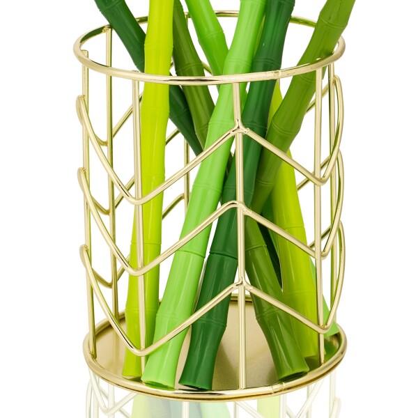 TOCCOOL モダン 金属 ペンホルダー 鉛筆立て 円柱型 装飾 ペンオーガナイザー オフィス/家...