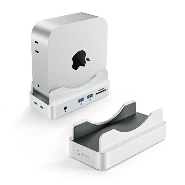 Phixero Mac Mini M4 ハブ &amp; スタンド NVMe SSD エンクロージャー搭載｜...