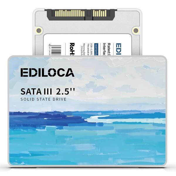 Ediloca SSD 256GB 2.5インチ 7mm SATAIII 6Gb/s 内蔵SSD 最...