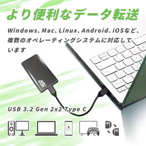 AGI SSD 外付け 1TB USB3.2 ...の詳細画像4