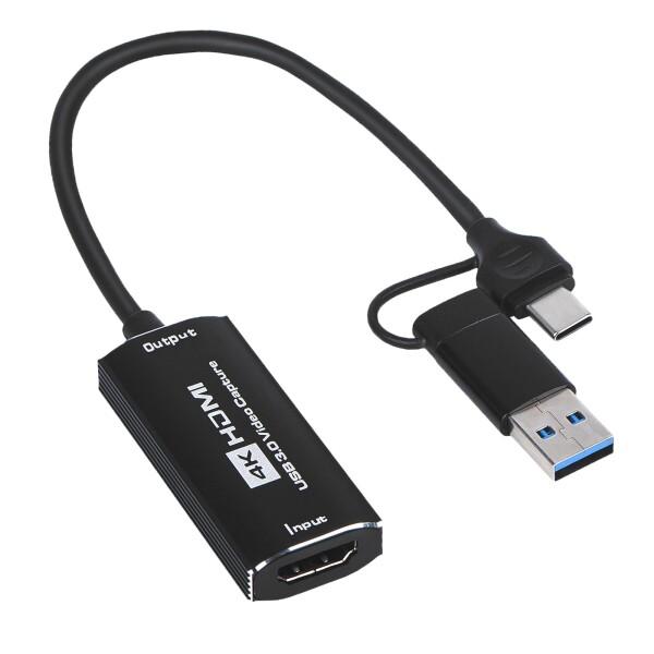 HDMI キャプチャーボード 4K ビデオキャプチャカード USB 3.0 ゲームキャプチャー US...