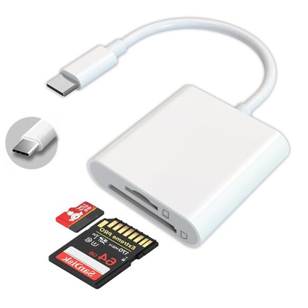 RuiMi USB C Type-C - SD TF カードリーダー（2in1）高速転送 OTG機能...