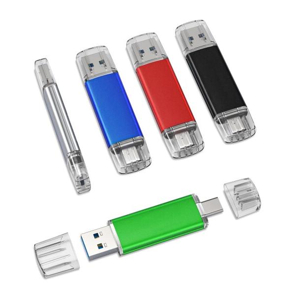 ABLAZE USBメモリ Type-C 64GB 5本セット デュアルUSB3.0＋Type-C対...