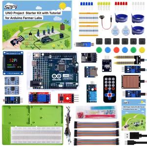 GeeekPi プロジェクトスターターキットArduino UNO R4 Minima用，スマート ファーム、初心者およびエン