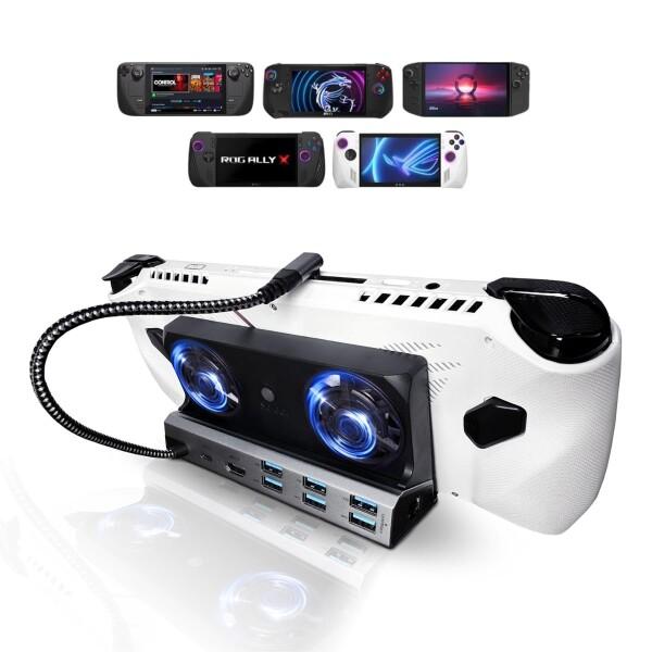 EGGSLINER GAMES ゲーミングドック EL Steam Deck/ROG Ally X ...