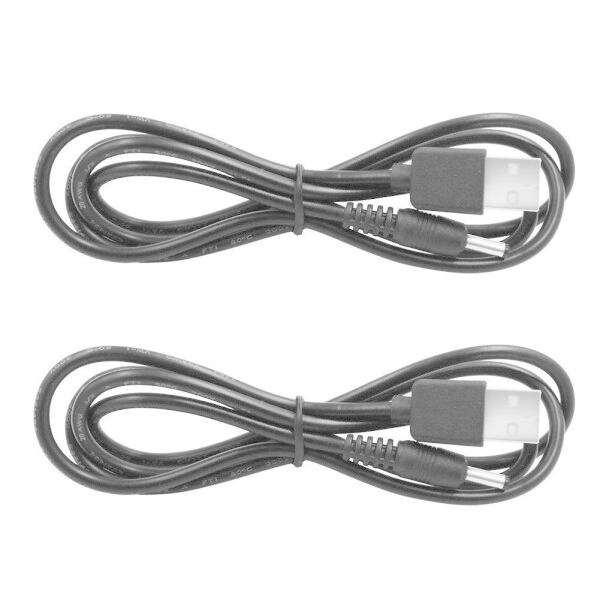 BESTU USB 5V DC電源供給ケーブル 1.5m オス アダプタケーブル DC延長コード 電...