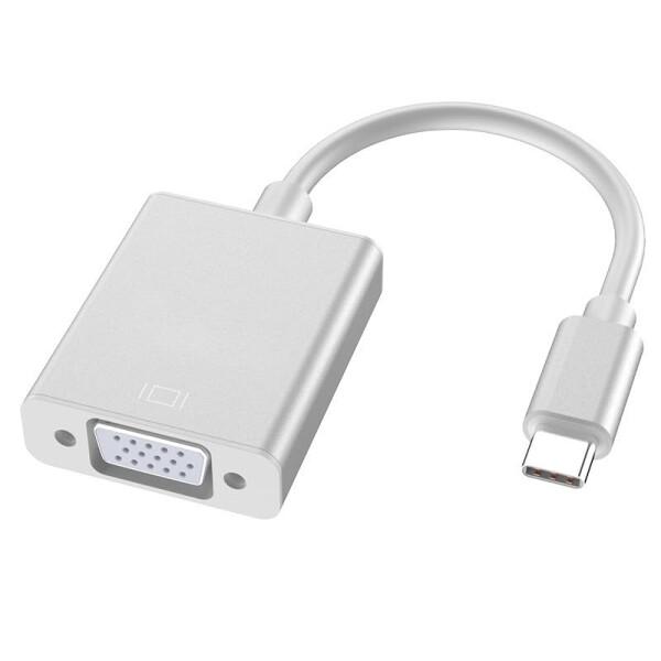 USB C ? VGA変換アダプタ Type C(Thunderbolt 3 互換) ディスプレイア...
